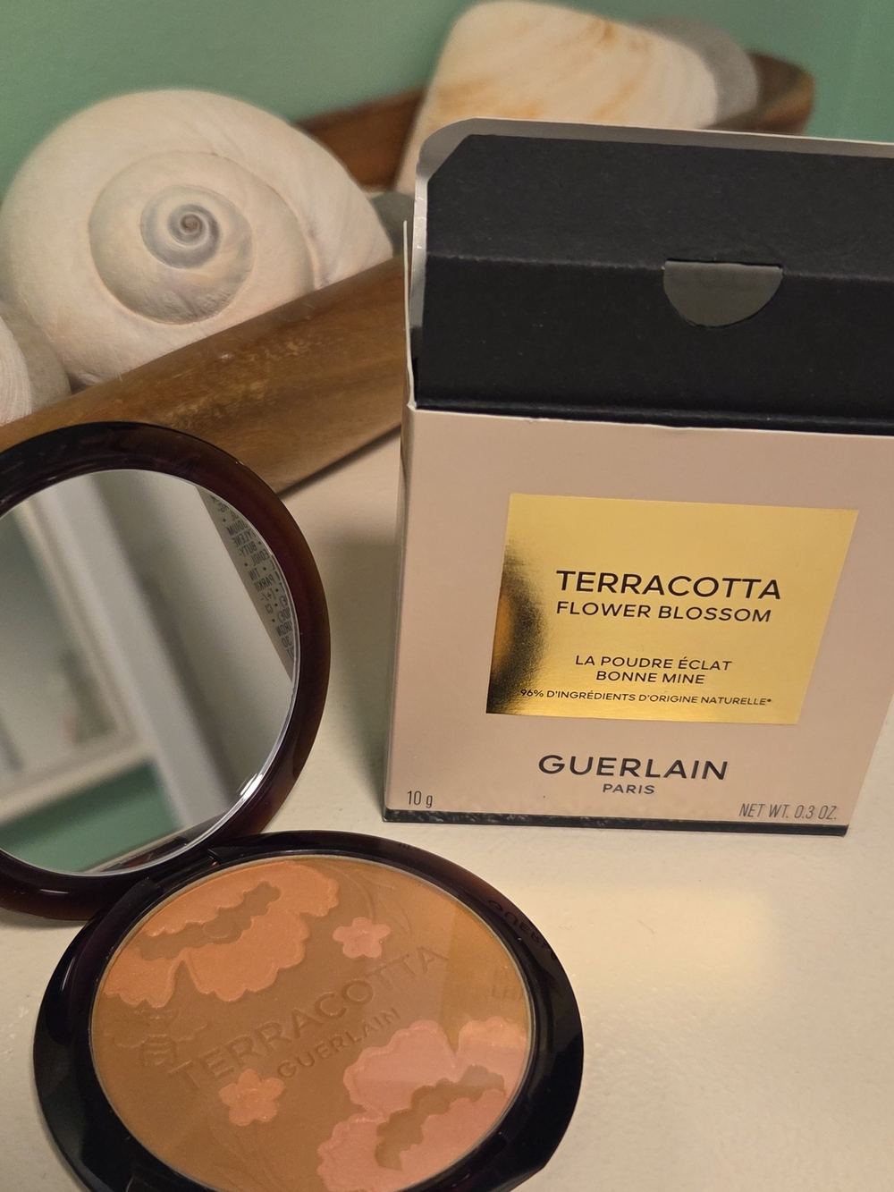 GUERLAIN Terracotta Flower Blossom Bronzer Duo in Tan & Pink